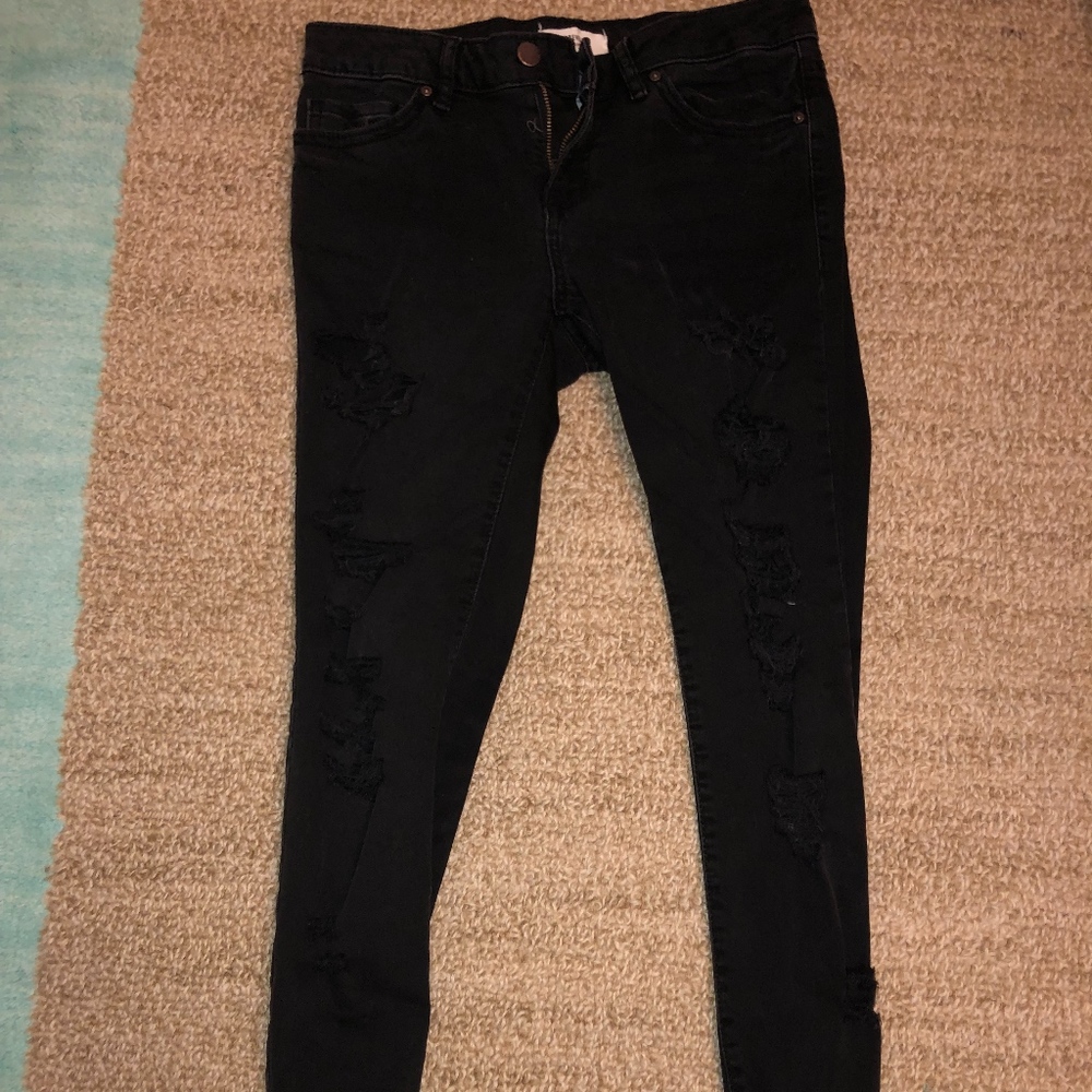 Black Ripped Jeans